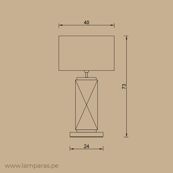 Lámpara de mesa Nel