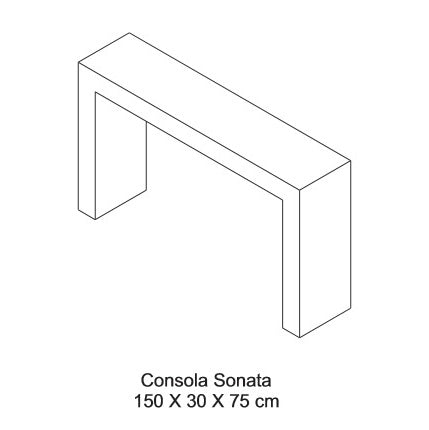 Consola Lutier Álamo Negro