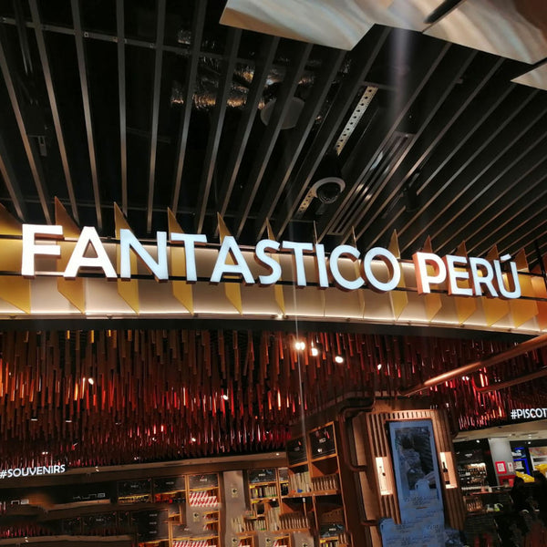 Letrero Luminoso Fantástico Perú