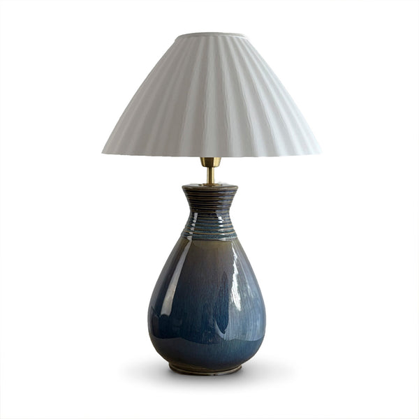 Lámpara de mesa Glasgow Azul