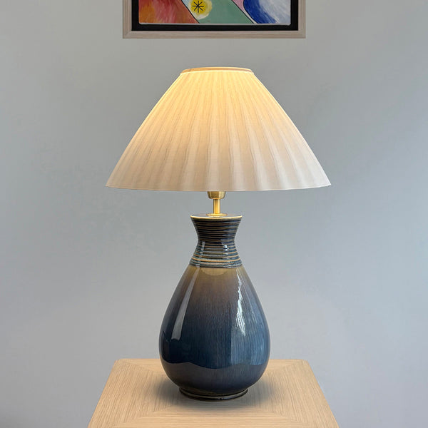 Lámpara de mesa Glasgow Azul