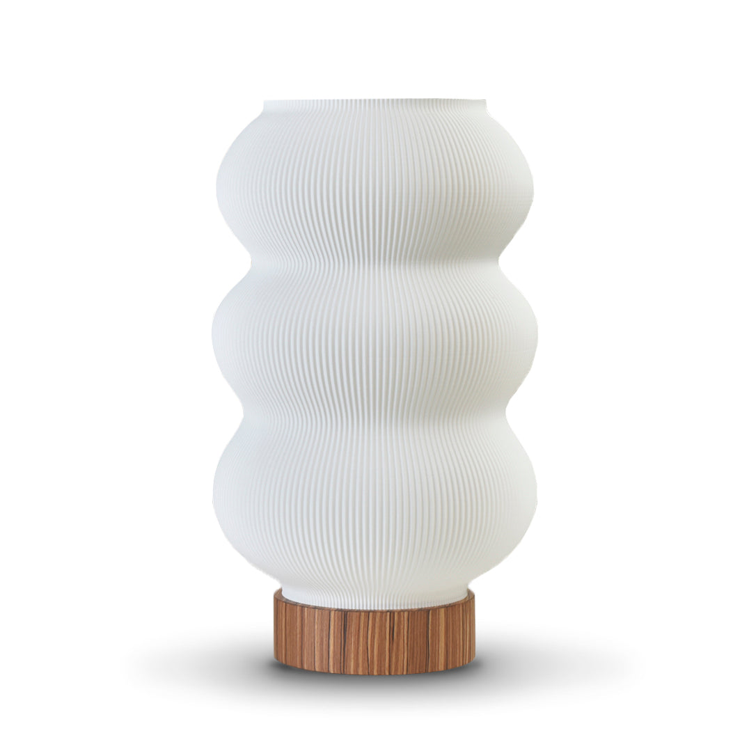 Lámpara de madera con Pantalla 3D Mosul