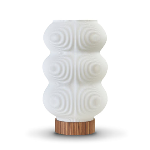 Lámpara de madera con Pantalla 3D Mosul