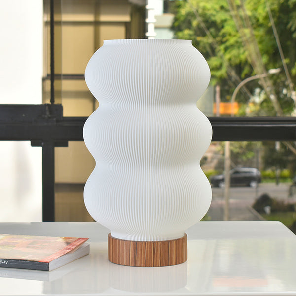 Lámpara de madera con Pantalla 3D Mosul