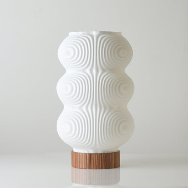 Lámpara de madera con Pantalla 3D Mosul