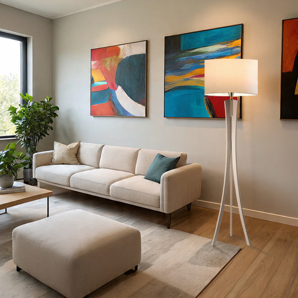 Lámpara de pie Safo Roble