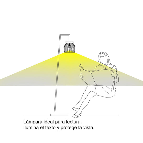 Lámpara de pie Book