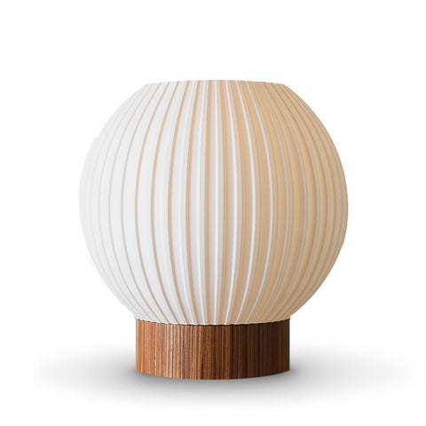 Lámpara de madera con pantalla 3D Ramasi