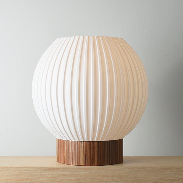 Lámpara de madera con pantalla 3D Ramasi