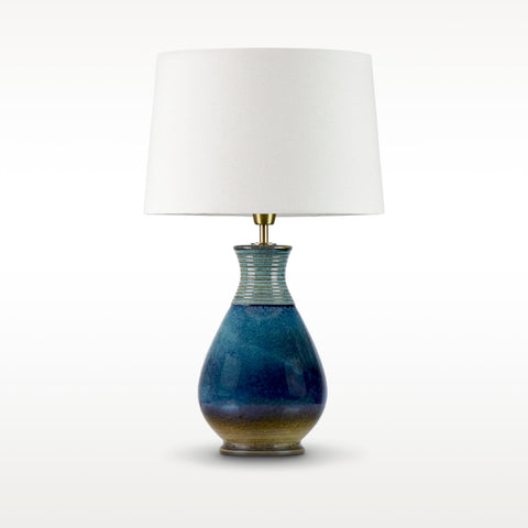 Lámpara de mesa Glasgow Azul